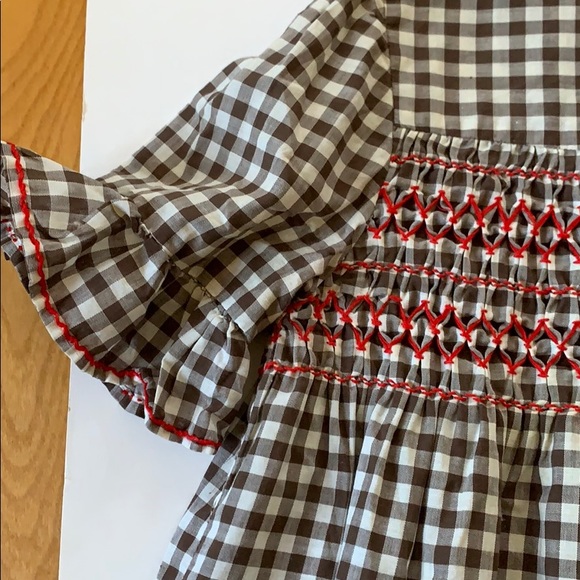 Sweet vintage gingham dress with smocking 🍒 - Picture 2 of 5